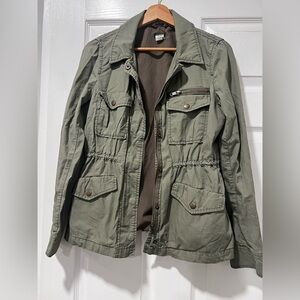 J. Crew Sage Green Utility Jacket